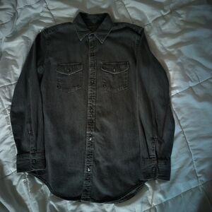 GAP Kids Charcoal Denim Shirt